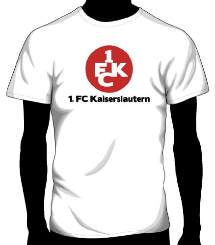 FC Kaiserslautern Basic Logo Tee, Adult Medium - White FC Kaiserslautern Basic Logo Tee, Adult Medium - White