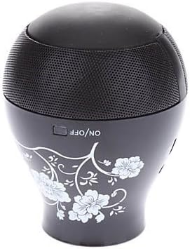 Black Color Chinaware Flower Vase Design Micro Sd Speaker With Mini Usb Port 3.5Mm Plug