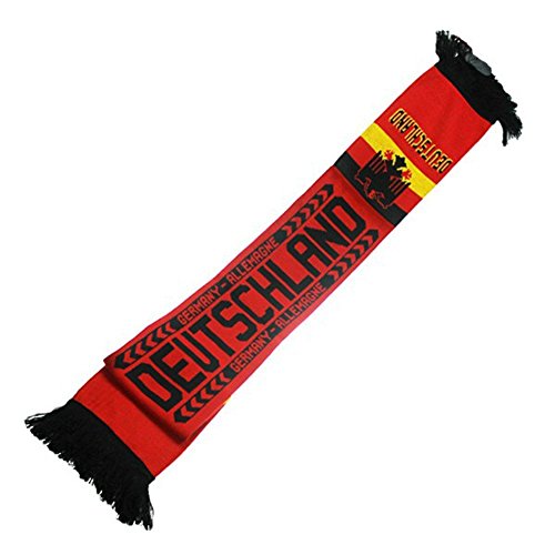 Schal Fanschal rot Deutschland Germany