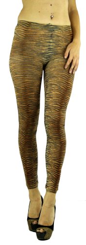 ToBeInStyle Women's Elastic Footless Elastic Leggings