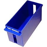MMF Industries Porta-Count Extra-Capacity Rolled Coin Nickel Storage Tray, 3.75 x 5 x 10.5 Inches, 100 Dollar Capacity, Blue (212070508)