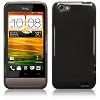 HTC One V TPU Gel Skin Case / Cover - Smoke Black Part Of The Qubits Accessories Range