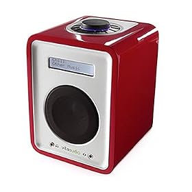 Vita Audio R1-GLOSS-RED Dab / Fm Radio In High Gloss Red Lacquer