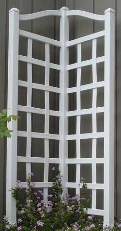 Duratrel Oxford Corner Trellis 21 Inch x65 Inch x21 Inch