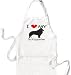 I Love My Schipperke Apron