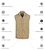 SCOTTeVEST Men's Travel Vest - 23 Pockets Travel Clothing KHA L