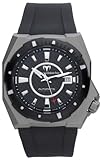 TechnoMarine Men's 508002 RoyalMarine P1 Automatic Titanium Black Rubber Watch
