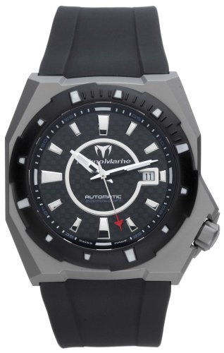 TechnoMarine Men s 508002 RoyalMarine P1 Automatic Titanium Black Rubber Watch