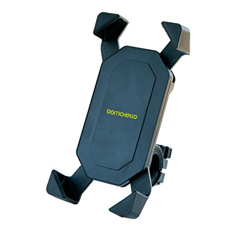 Barrichello(バリチェロ) バイク 自転車 用 スマホデスロックホルダー 厚さ調整パッド付属 多機種対応 保証書付き