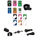 Creative Lab Zen V and V Plus 1GB 2GB 4GB 8GB Solid Color Silicone Skin Case Cover with Accessories Pack - Bundled with 30 Inch Retractable Sync Charge Cable - USB Home Travel Charger and USB 12v Premium Car Charger - 6 Color Choices Image