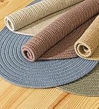 2' x 3' Wool Blend Braided Rug