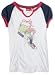Puma Girls 7-16 Fun Raglan Tee, White, Medium