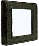 HomArt Martinique Square Mirror, Dark Brown, Small