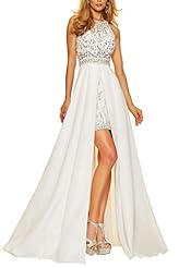 A-line Taffeta 2016  Lace Open-Back Beaded Evening Dress/Homecoming Dress/Prom Dress  With Rhinestones