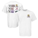 LSU Tigers White The Good Bad And The Ugly T-shirt