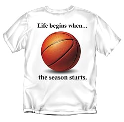 Life begins,Basketball T-Shirt
