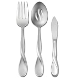 Oneida Flatware Satin Aquarius 3 Piece Serving Set