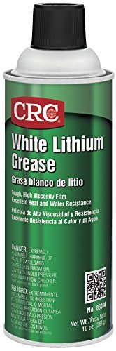 CRC 03080 White Lithium Grease Spray, (Net Weight: 10 oz.) 16oz Aerosol by CRC