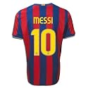 FC Barcelona 2009-10 MESSI #10 Home Soccer Jersey (Size Medium)