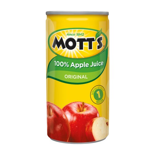 Mott's 100 Original Apple Juice, 5.5 fl oz cans (Pack of 24) Food