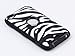 ULAK Zebra Design Combo Black Hard PC and Soft Silicon Case Cover for Apple iPod Touch 4 4th Gen + Stylus