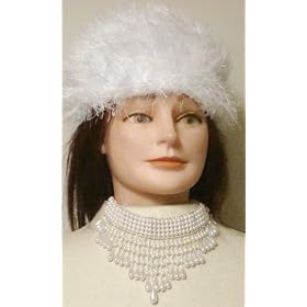 Multistrand Strand Silver Plated with Simulated Ivory Pearl Kutu Choker Necklace Earrings for...