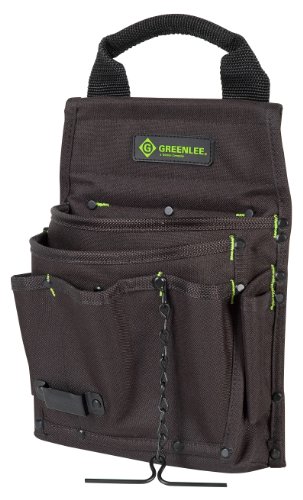 Greenlee 0158-17 Tool Caddy With Pouch, 7 Pocket