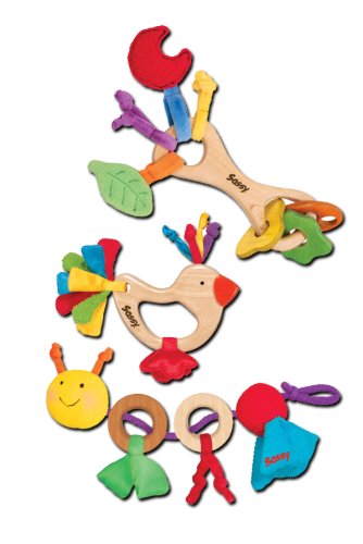 411v3TkphPL Sassy Earth Brights 3 pc Wooden Toy Gift Set