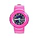 Casio Women's AW582SC-4 G-Shock Pink Resin Ana-Digi Shock Resistant Watch