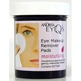 Andrea Eye Qs Eye Makeup Remover Pads, Original Formula Moisturizing , 65 pads