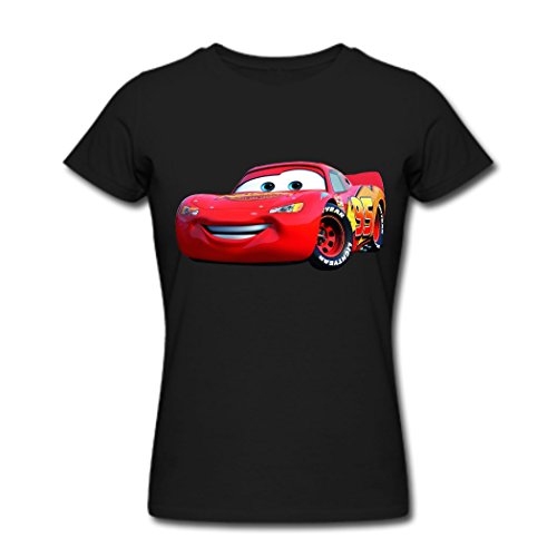 2016 Lightning Mcqueen Cars Movie Lady's Printed T-Shirt