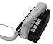 Steepletone Push Button Retro Trim Phone - Black Base / Whit