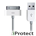 ORIGINAL IPROTECT Apple USB Sync Datenkabel Ladekabel HIGHSPEED f&uuml;r iPod & iPhone 3G 3GS 4 4G 4S Classic Touch Nano 1G 2G 3G Photo Mini