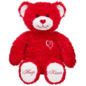 Build-A-Bear Workshop 15 in. Sweet Hugs  Kisses Teddy Plush Stuffed Animal