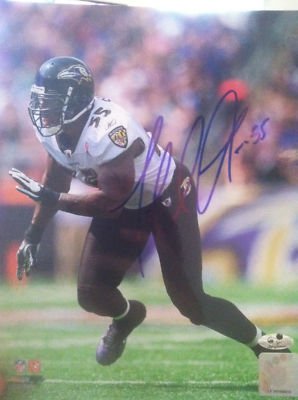 Terrell Suggs Autographed 8x10 picture baltimore ravens wstamp proof auto