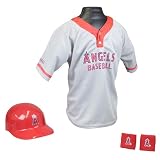 Los Angeles Angels MLB Youth Helmet and Jersey Set