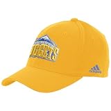 adidas Denver Nuggets Gold The Pivot Logo Flex Fit Hat