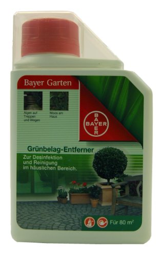 Bayer 02940594 Garten Gr&uuml;nbelag-Entferner f&uuml;r 80m&sup2;, 0,5 Liter