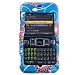 Crystal Hard Blue Cover With Daisy Flowers Design Case for Sanyo SCP-2700 Sprint + Swivel Belt Clip [WC282]