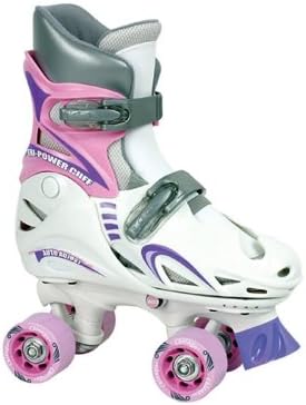 Chicago 200 Cruiser Skates - Girls Adjustable Quad Roller Skates Kids
