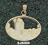 San Jose State Tower Hall Charm/Pendant -14K/10K, Stainless Steel or Gold Plated