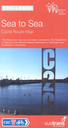 City Travel Guides Discounted  Books : Sea to Sea Cycle Route Map: NCN C2C (National Cycle Network Route Maps)
