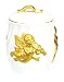 GOLD CHERUB 3-Dimensional Cookie Jar *NEW!*