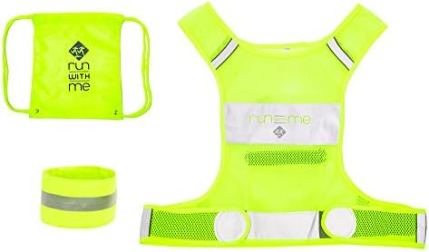 Reflective Running Vest with 3M Scotchlite Reflective Material (S/M)