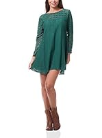 Peace & Love Vestido (Verde Botella)