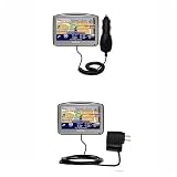 Essential Kit for the TomTom Go 720 - includes Car and Wall Charger with Rapid Charge Technology - Gomadic Brand w/ TipExchange Technology