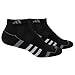adidas Men's Climalite II Low Cut Sock (2-Pair), Black/Tech Grey/White, Size 6-12