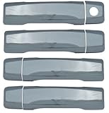 2004 - 2009 Nissan Titan 4 Door Chrome Door Handle Covers (No Passenger Keyhole)