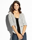 bebe Burnout Wrap Sweater