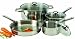 Cook Pro 7-Piece Stainless Steel Cookware Set